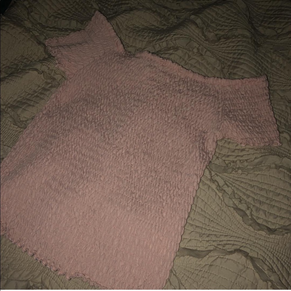 off the shoulder crop top